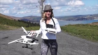 Yuneec Q500 Typhoon Quadcopter Electric Aviation Flight in Carlingford [upl. by Daggna]