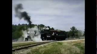 Texas State Railroad  500 moves Tamp P  610 on Mar 5 2000 [upl. by Rivard684]