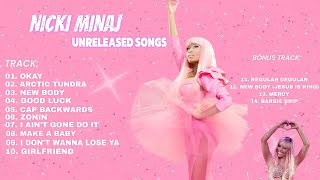 Nicki Minajs Unreleased Songs Vol1 Mixtape [upl. by Atiuqahc]