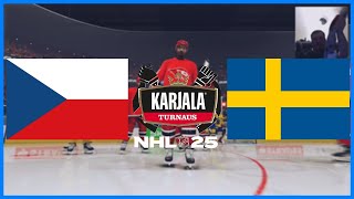 ČESKOŠVÉDSKOKARJALA CUP 2024NHL25PS5 [upl. by Llecrad]