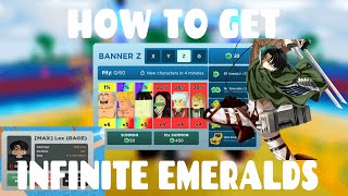 LEVI 6 STAR HOW TO GET INFINITE EMERALDS IN ASTD [upl. by Annunciata99]