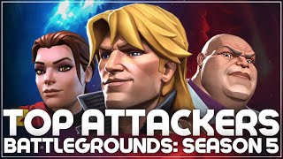 Top 10 Attackers  Battlegrounds Season 5 [upl. by Euqinomad]