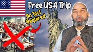 Free USA Trip ‍✈️ No Test [upl. by Llenrahs271]