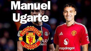 Manuel Ugarte welcome to manchester united  holding midfielder combination of power amp technique [upl. by Marisa346]