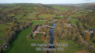 360 DEGREE VIEW OF BICKLEIGH IN AUTUMN 360 video 131124 [upl. by Ennayd]