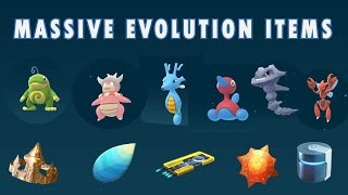 Massive Evolution Items Pokemon Go [upl. by Leede]