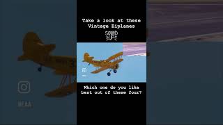 Which is your favorite vintage biplane out of these four [upl. by Cavanagh850]