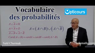 BTS OPTICIEN LUNETIER VOCABULAIRE DES PROBABILITÉS [upl. by Catina]