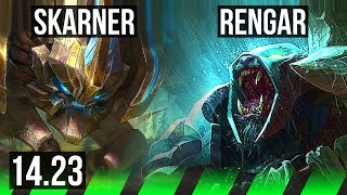 SKARNER vs RENGAR JGL  413  NA Grandmaster  1423 [upl. by Petr]