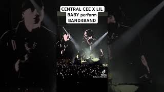 Central Cee X Lil Baby perform BAND4BAND [upl. by Hiett758]