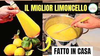 Come Fare Il Miglior Limoncello Fatto In Casa [upl. by Annaesor]