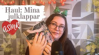 ASMR på svenska Haul med mina julklappar [upl. by Bachman]