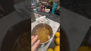 Making switchelhaymaker’s punch switchel lemons ginger hydrationdrink [upl. by Trevor]