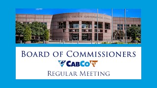 Cabarrus County BOC Regular Meeting 08192024 [upl. by Etteniuq]