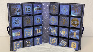 Advent Calendar Book  Tutorial [upl. by Ellehcin98]