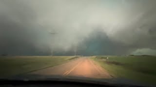 11 mile long tornado path ending near Manhattan Kansas [upl. by Latoyia]