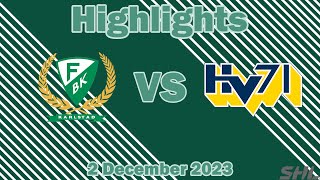 FärjestadHV71 Highlights [upl. by Hose]