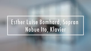 Konzert quotBlitzlichterquot Esther Luise Bomhard Sopran amp Nobue Ito Klavier [upl. by James]