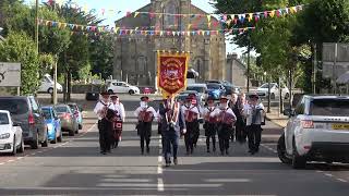 Knockloughrim Accordion Band  Kilrea ABOD Evening Parade 2024 3 [upl. by Evilc]