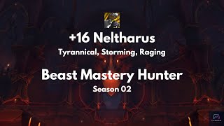 Beast Mastery Hunter POV  16 Neltharus  TyrannicalStormingRaging [upl. by Annahc]