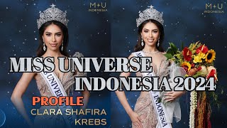 Profil Clara Shafira Pemenang Miss Universe Indonesia 2024 [upl. by Nodal]