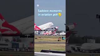 Saddest moments in aviation pt4😭 plane aviation sad [upl. by Marquez]