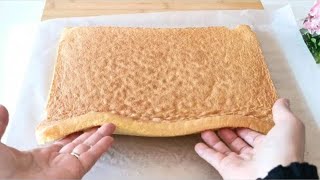 Génoise pour bûche de noël ou gâteau roulé  recette noël [upl. by Noraed]