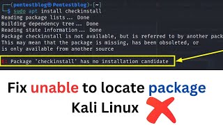 How to Fix Unable to Locate Package Kali Linux 2023  Cant install anything on Kali Linux [upl. by Retsim]