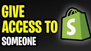 How to SAFELY Give Someone Access to My Shopify Store 2024 [upl. by Kilgore]