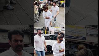 Arbaaz Khan SAD at ExWife Malaika Arora Father FuneraI [upl. by Flip]