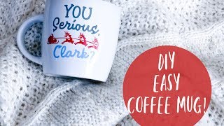 DIY DOLLAR TREE COFFEE MUG [upl. by Nahtnamas692]