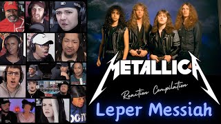 REACTION COMPILATION  Metallica  Leper Messiah  FIRST TIME HEARING Mashup [upl. by Englis]