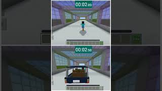 Flying Broom vs Jeep car shorts broom car minecraft [upl. by Htebarual377]