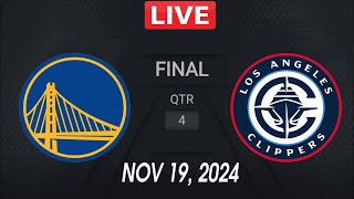 NBA LIVE Golden State Warriors vs Los Angeles Clippers  November 19 2024  NBA Season LIVE 2K25 [upl. by Edrick]