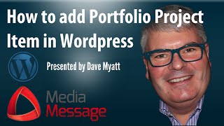 How to add Portfolio Project Item in Wordpress [upl. by Phyllys559]