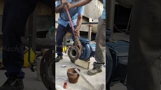 Chain wrench🔧large size pipe working toolplumber fitter pipefitting shorts [upl. by Tihw]