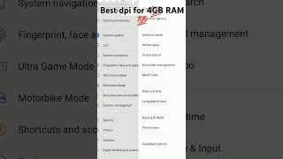 Best dpi for 4GB RAM mobile 🤯🔥 💯 headshot shorts freefire [upl. by Vladamar]