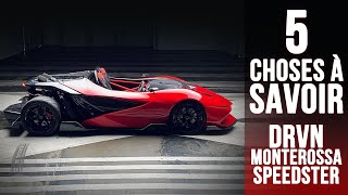 DRVN Monterossa Speedster 5 choses à savoir sur un concept sur base de Lamborghini Gallardo [upl. by Mir]