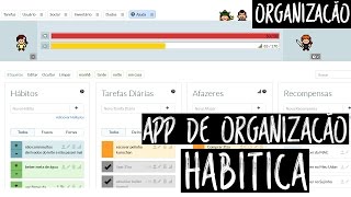 Dica de Organização Aplicativo Habitica [upl. by Oicirtap446]