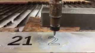 Waterjet Cutting Stainless Steel by DSampT [upl. by Elyn]