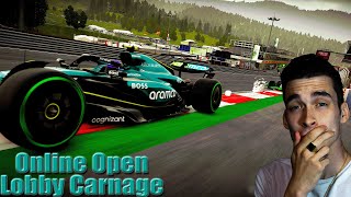 F1 24 Online Open Lobby Carnage [upl. by Baillieu]