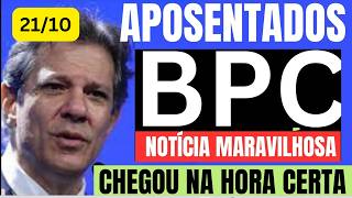 🟢ACABOU DE SAIR BPCLOAS APOSENTADOS E PENSIONISTAS NOVIDADES CONFIRMADA2110 [upl. by Areht]