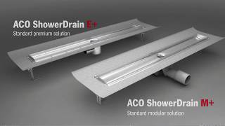 The new ACO ShowerDrain Channels  Overview and Installation [upl. by Peyter99]