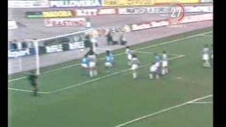 JuveNapoli 13 198687 due gol del Napoli in fuorigioco [upl. by Naleek]