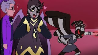 Hazbin Hotel  Lute Saves Adam Comic Dub [upl. by Schifra]