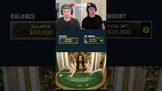 What a Lucky Bet watch Youtuber Get 2 blackjacks in a row stake toaster blackjack [upl. by Franck]