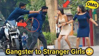 When Gangster Asking Address to Stranger Girls 😳😱 [upl. by Dougald]