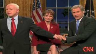 Saturday Night Live SNL Will Ferrell as Bush endorses McCain wwwRentFree4Lifecom [upl. by Driskill50]