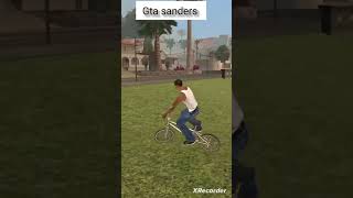 Gta sanders bicycle stunt gtasanandreas best bicycle  stunt [upl. by Orbadiah]