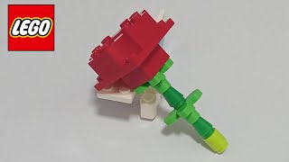 COMO MONTAR A FLOR ROSA DE LEGO  LEGO CLASSIC 10692 [upl. by Aisatana]